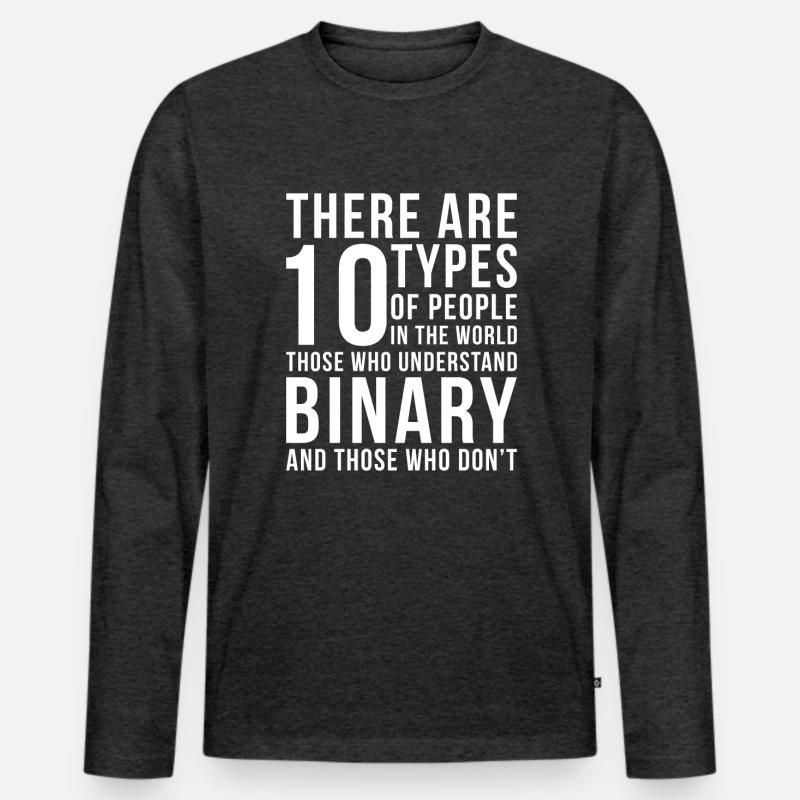 Programmierer Software Entwickler Coder Geschenk Männer Premium Bio Langarmshirt