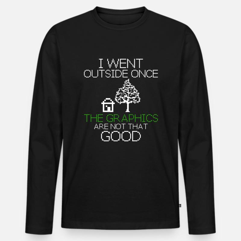 Programmer Funny gift idea - Men's Premium Organic Long Sleeve Shirt - black