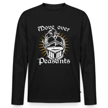 Renaissance Faire Ren Faire Ren Fest Renfaire - T-shirt manches longues Premium bio Homme - noir - Devant - Nico (187cm)