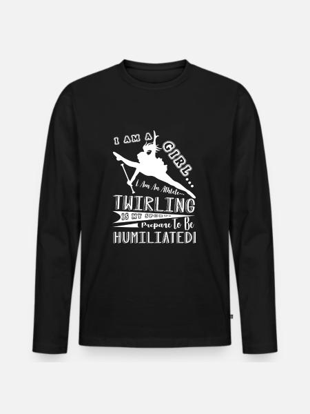 I Am An Athlete - Men's Premium Organic Long Sleeve Shirt - black