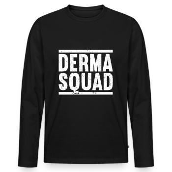 Dermatology Dermatologist - Men's Premium Organic Long Sleeve Shirt - black - Front - Nico (187cm)
