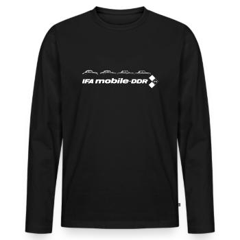 Wartburg - IFA mobile DDR - Historique - T-shirt manches longues Premium bio Homme - noir - Devant - Nico (187cm)
