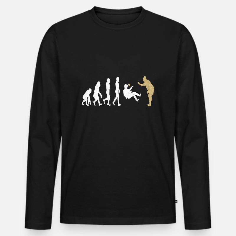 Boule Boccia Petanque Evolution - T-shirt manches longues Premium bio Homme - noir