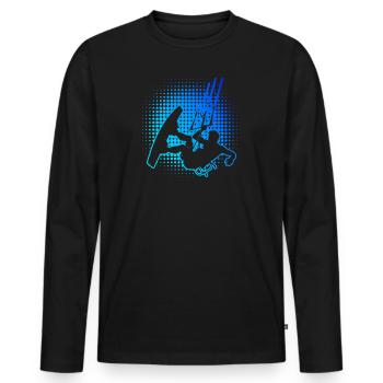 Kitesurf Kitesurf Kitesurf Kitesurf Kitesurf Kitesurfer - T-shirt manches longues Premium bio Homme - noir - Devant - Nico (187cm)