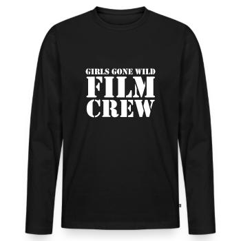 Girls Gone Wild Filmcrew - Lustiges Partykostüm - Männer Premium Bio Langarmshirt - Schwarz - Vorne - Nico (187cm)