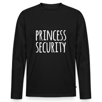 Never Underestimate An Old Woman - Tap Dancing - Men's Premium Organic Long Sleeve Shirt - black - Front - Nico (187cm)