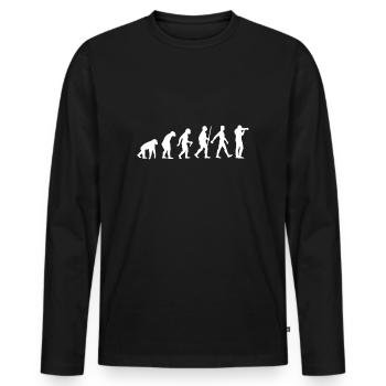 Funny Photographer Art Men Women Photography - Men's Premium Organic Long Sleeve Shirt - black - Front - Nico (187cm)