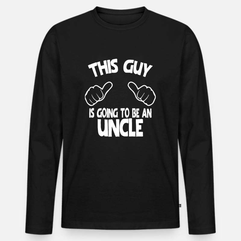 Dieser Typ wird ein Onkel sein Männer Premium Bio Langarmshirt