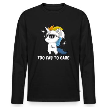 Aroace - Aroace Pride - Aroace Flag - Cute Aroace - Männer Premium Bio Langarmshirt - Schwarz - Vorne - Nico (187cm)