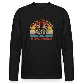 Marine Biologist - Marine Life - Marine Biologists - Männer Premium Bio Langarmshirt - Schwarz - Vorne - Nico (187cm)