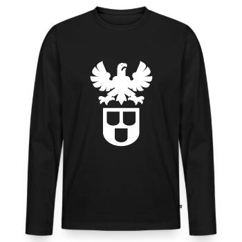 Painter Painter Guild Signe Cadeau - T-shirt manches longues Premium bio Homme - noir - Devant - Nico (187cm)