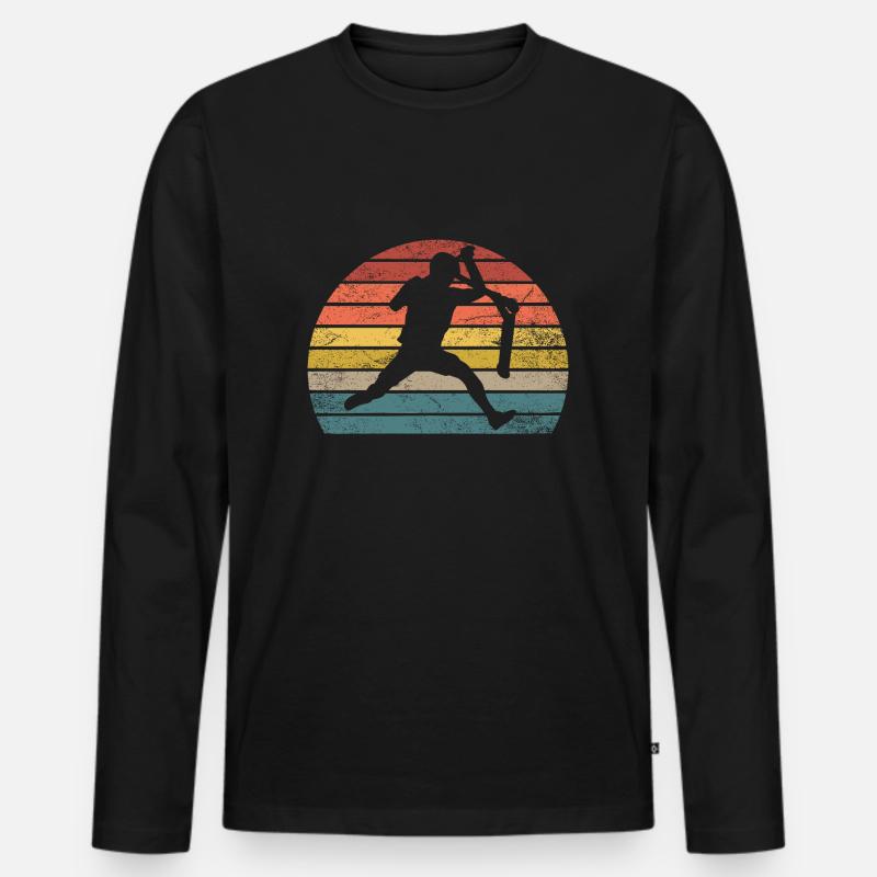 Scooter Stunt - Männer Premium Bio Langarmshirt - Schwarz