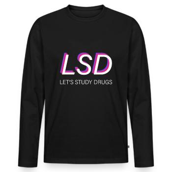 Pharma Pharmazeut Apotheke Apotheker - Männer Premium Bio Langarmshirt - Schwarz - Vorne - Nico (187cm)