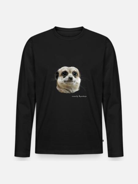suricates - T-shirt manches longues Premium bio Homme - noir