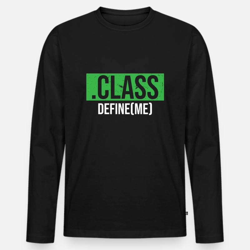 Java Developer Men's Premium Organic Long Sleeve Shirt