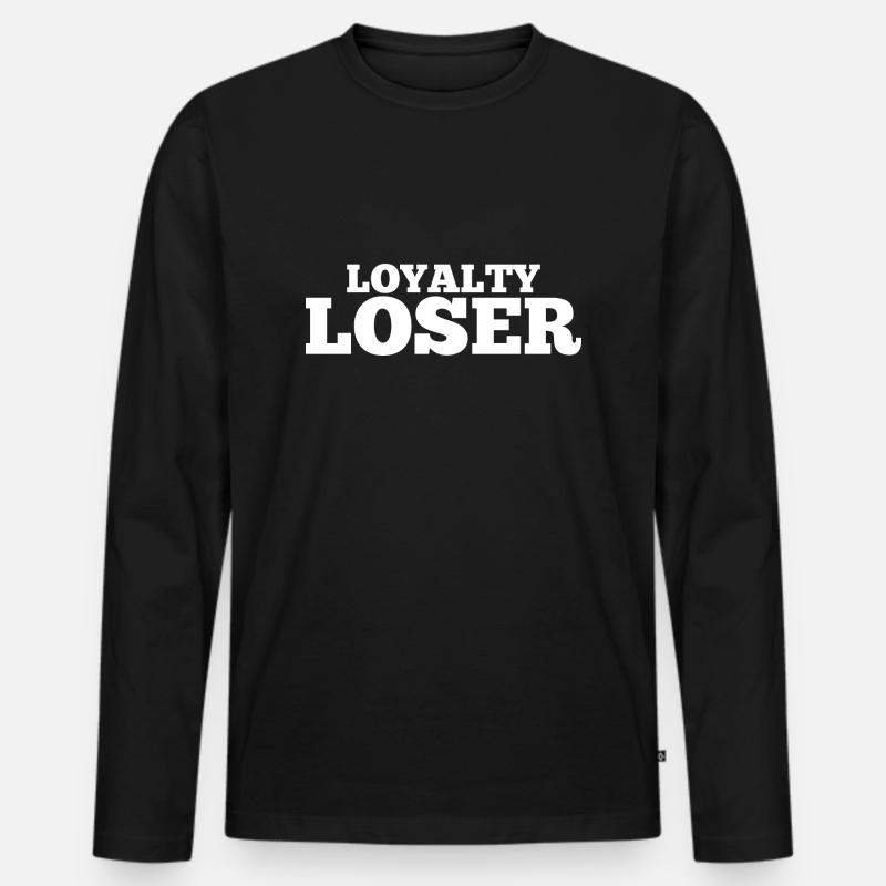 Cheater Relationship Revenge Cheating Disloyal - Männer Premium Bio Langarmshirt - Schwarz