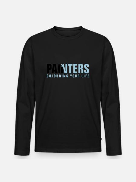 painters_062012_a_2c - Men's Premium Organic Long Sleeve Shirt - black