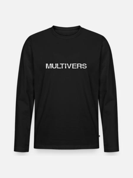 Multivers - T-shirt manches longues Premium bio Homme - noir