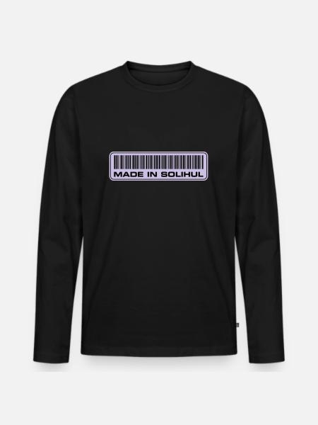 made-in-Solihul - T-shirt manches longues Premium bio Homme - noir