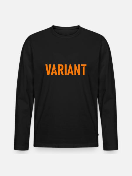 Variant - Men's Premium Organic Long Sleeve Shirt - black