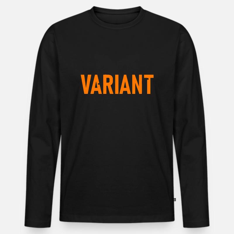 Variant - Men's Premium Organic Long Sleeve Shirt - black