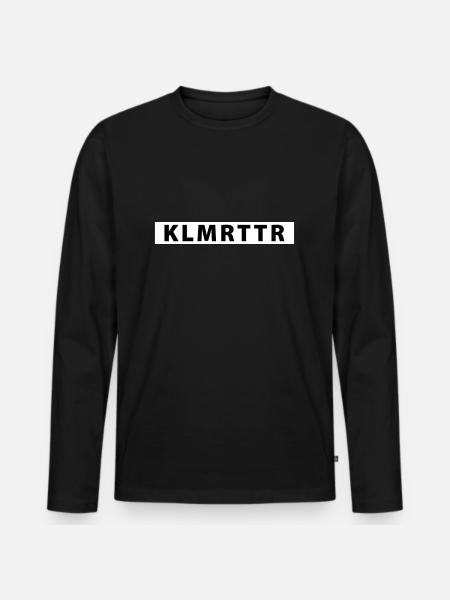 Klimaretter - KLMRTTR - Männer Premium Bio Langarmshirt - Schwarz