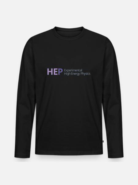 logo HEP - Männer Premium Bio Langarmshirt - Schwarz