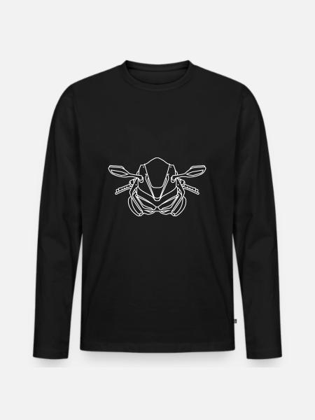 Cbr - Men's Premium Organic Long Sleeve Shirt - black