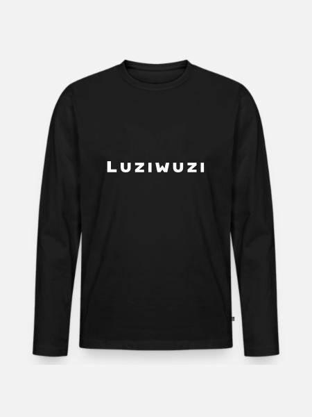 Luziwuzi - Men's Premium Organic Long Sleeve Shirt - black