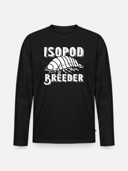 Isopod Breeding Hobby Enthusiast - Men's Premium Organic Long Sleeve Shirt - black
