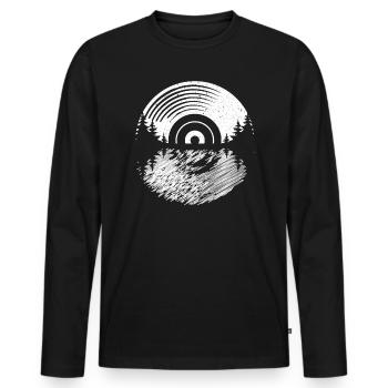 Album vinyle Classic Music Player Lover - T-shirt manches longues Premium bio Homme - noir - Devant - Nico (187cm)
