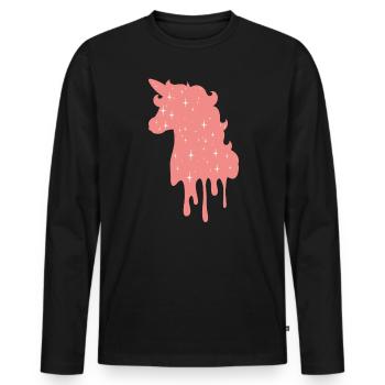 Nu Goth Japanische ästhetische okkulte Hexerei Hexe - Männer Premium Bio Langarmshirt - Schwarz - Vorne - Nico (187cm)