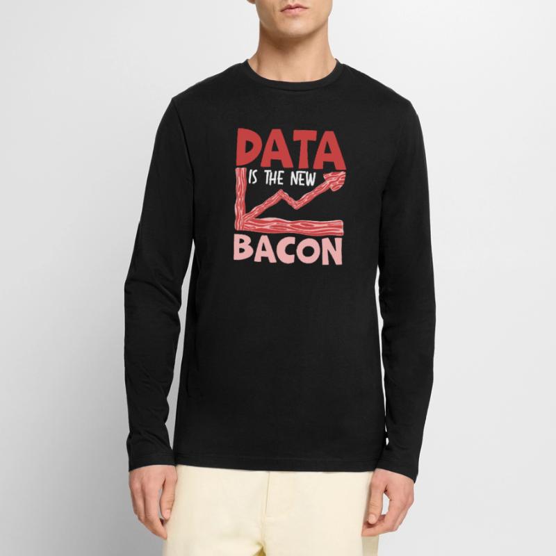 Daten sind der neue Bacon Data Scientist Data Science Männer Premium Bio Langarmshirt