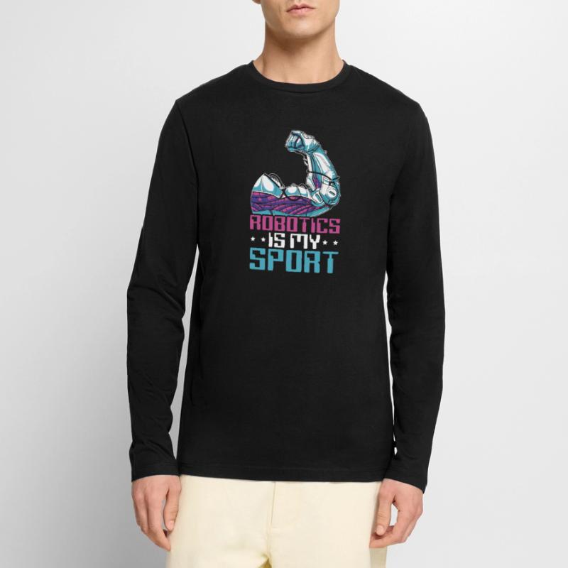 Deep Learning AI Artificial Intelligence Robotics Men's Premium Organic Long Sleeve Shirt