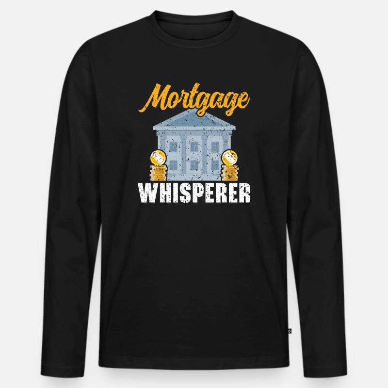 Kreditsachbearbeiter Beruf Schuldendarlehenssachbearbeiter - Männer Premium Bio Langarmshirt - Schwarz