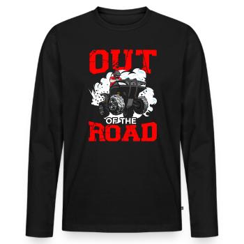 ATV Lover Quad Bike ATV Outdoor Mudding Offroading - T-shirt manches longues Premium bio Homme - noir - Devant - Nico (187cm)