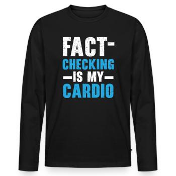 Legal Assistant Law Student Profession Paralegal - Men's Premium Organic Long Sleeve Shirt - black - Front - Nico (187cm)
