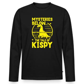 Hudson River Monster Kipsy Kryptozoologie Kryptid - Männer Premium Bio Langarmshirt - Schwarz - Vorne - Nico (187cm)