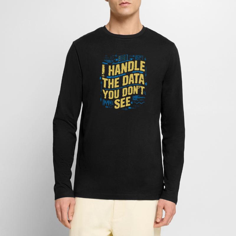 Backend-Entwickler Programmierung Softwareprogrammierer Männer Premium Bio Langarmshirt