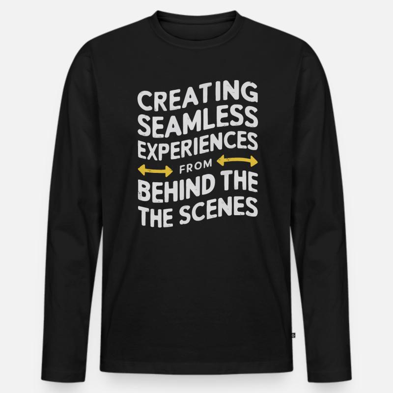 Backend-Entwickler Programmierung Softwareprogrammierer - Männer Premium Bio Langarmshirt - Schwarz