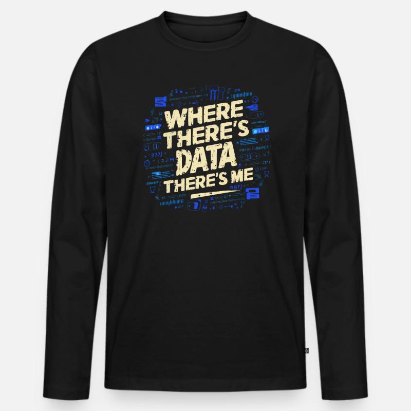 Backend Developer Programming Software Programmer Men's Premium Organic Long Sleeve Shirt