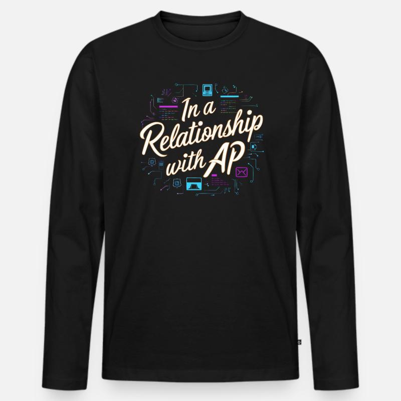 Backend-Entwickler Programmierung Softwareprogrammierer - Männer Premium Bio Langarmshirt - Schwarz