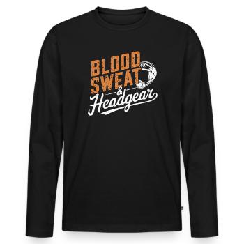 Girls Wrestling Wrestle Grappling Wrestler Girl - Men's Premium Organic Long Sleeve Shirt - black - Front - Nico (187cm)