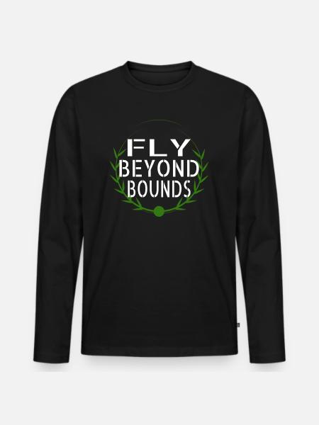 Embracing Freedom Freedom Mindset Imagination - Men's Premium Organic Long Sleeve Shirt - black