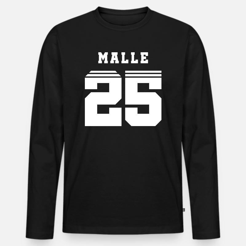 Malle 2025 Trikot - Männer Premium Bio Langarmshirt - Schwarz