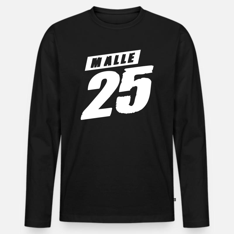 Malle 2025 Trikot - Männer Premium Bio Langarmshirt - Schwarz