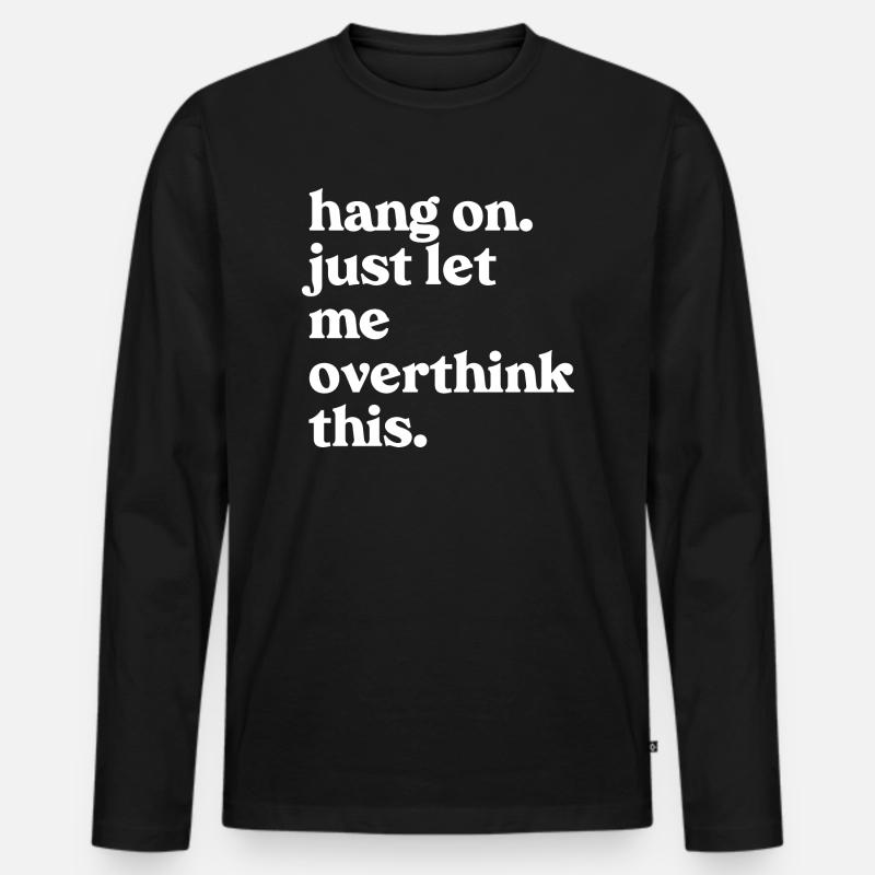 ADHS - Männer Premium Bio Langarmshirt - Schwarz