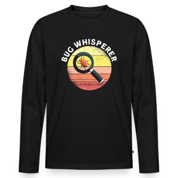 QA Ingenieur QA Tester Software Tester - Männer Premium Bio Langarmshirt - Schwarz - Vorne - Nico (187cm)