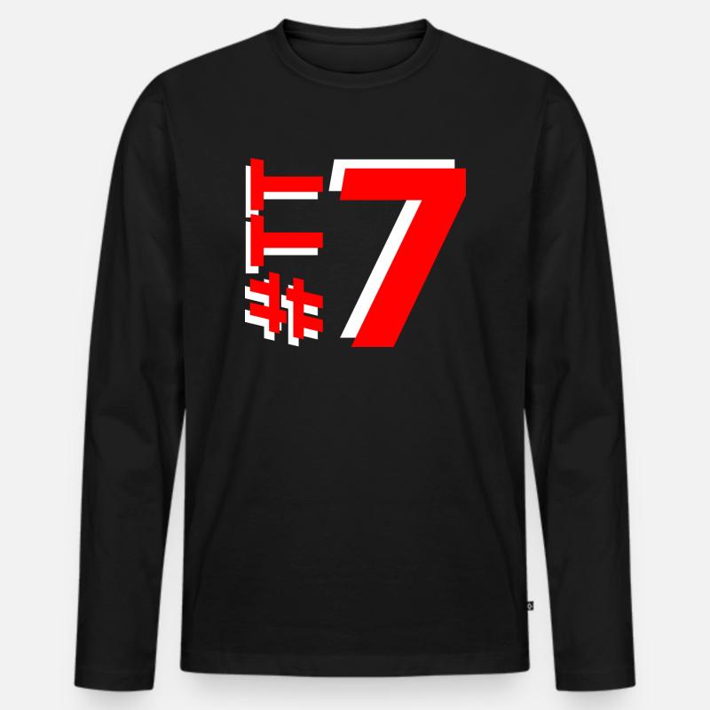 TT7-KARTON - Männer Premium Bio Langarmshirt - Schwarz