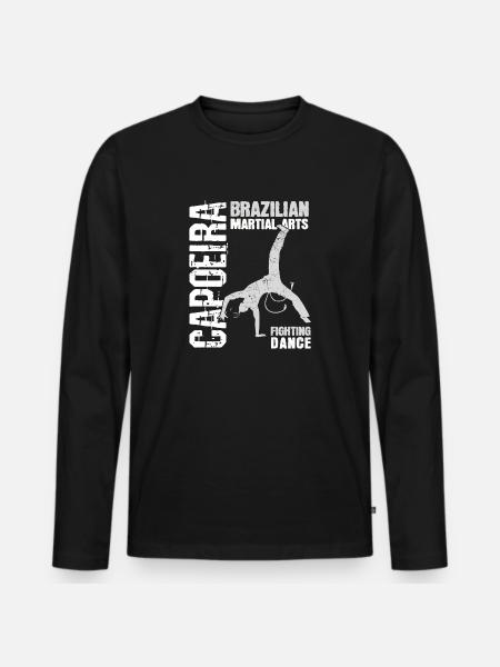 Capoeira - Men's Premium Organic Long Sleeve Shirt - black